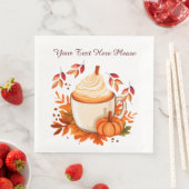 Herbstgewürz Serviette (Beispiel)