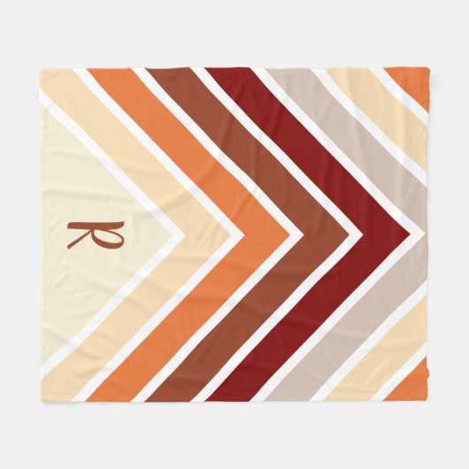 Herbstgewürze gestrichen | PERSONALISIERT Fleecedecke (Vorderseite (Horizontal))