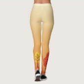 Herbstghost mit Pumpkin Leggings (Rückseite)