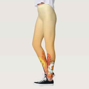 Herbstghost mit Pumpkin Leggings