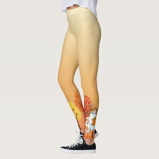 Herbstghost mit Pumpkin Leggings (Links)