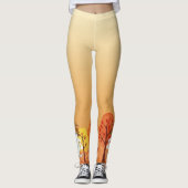 Herbstghost mit Pumpkin Leggings (Vorderseite)