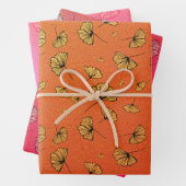 Herbstginkt Geschenkpapier Set (Beispiel)