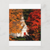 Herbstgipfelfarbe Vermont Postkarte (Vorderseite)