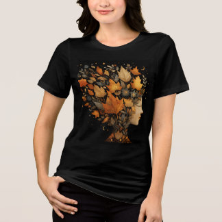 HerbstGirl Herbstlaubs T-Shirt, Boho Fall Lovers G Tri-Blend Shirt