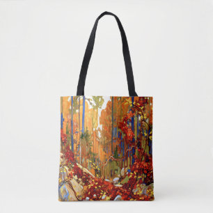 Herbstgirlande, Farbige Malerei, Tasche