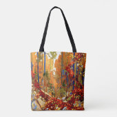 Herbstgirlande, Farbige Malerei, Tasche (Rückseite)