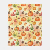 Herbstglanz Fleecedecke (Vorderseite)