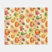 Herbstglanz Fleecedecke (Vorderseite (Horizontal))