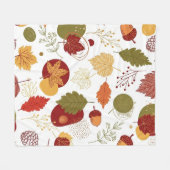 Herbstglanz, sanft und langsam fleecedecke (Vorderseite (Horizontal))