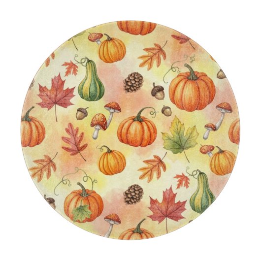 Herbstglanz Schneidebrett (Vorderseite)