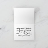 Herbstglückkarte Geburtstag Grußkarte Karte (Innenseite)