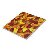 Herbstglut-Buntglas-Mosaik Fliese (Seite)