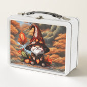 Herbstgnom Metall Brotdose (Vorderseite)