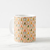Herbstgnomen im Waldmuster Kaffeetasse (Vorderseite Links)