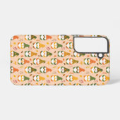 Herbstgnomen im Waldmuster Samsung Galaxy Hülle (Rückseite (Horizontal))