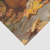 Herbstgolden-Retriever-Dekoupage Seidenpapier (Detail)