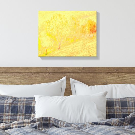 Herbstgoldene Leinwand (Insitu (Schlafzimmer))