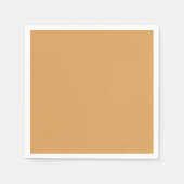 Herbstgoldgelbe Farbe Serviette (Vorderseite)