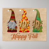 Herbstgomes Happy Fall Poster (Vorne)