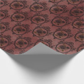 Herbstgotik Vintag Geschenkpapier (Ecke)