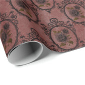 Herbstgotik Vintag Geschenkpapier (Rolleneckpunkt)
