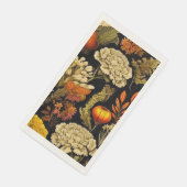 Herbstgotische Blumenhandtücher Serviette (Ecke)