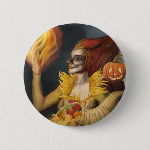 Herbstgöttin Button