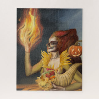 Herbstgöttin Puzzle