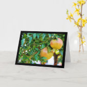 Herbstgranatäpfel Karte (Gelbe Blume)