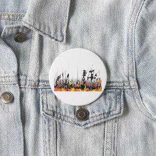 Herbstgras Button