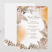 Herbstgras Einladung (Vorne/Hinten)