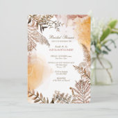 Herbstgras Einladung (Stehend Vorderseite)