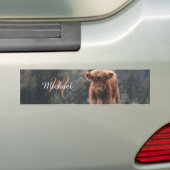 Herbstgras-Monogramm für Höllenkälber Autoaufkleber (Auf Auto)
