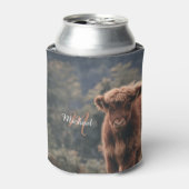 Herbstgras-Monogramm für Höllenkälber Dosenkühler (Kanne Vorderseite)