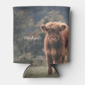 Herbstgras-Monogramm für Höllenkälber Dosenkühler (Vorderseite)