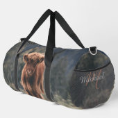 Herbstgras-Monogramm für Höllenkälber Duffle Bag (Rechte Ecke)