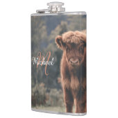 Herbstgras-Monogramm für Höllenkälber Flachmann (Links)