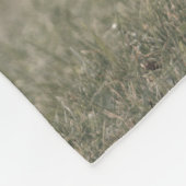 Herbstgras-Monogramm für Höllenkälber Fleecedecke (Ecke)