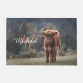 Herbstgras-Monogramm für Höllenkälber Fußmatte (Vorderseite)