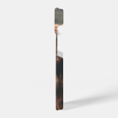 Herbstgras-Monogramm für Höllenkälber iPhone Hülle (Linke Seite)