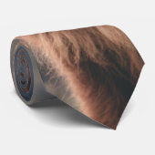 Herbstgras-Monogramm für Höllenkälber Krawatte (Gerollt)