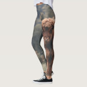 Herbstgras-Monogramm für Höllenkälber Leggings (Links)