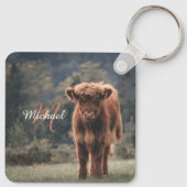 Herbstgras-Monogramm für Höllenkälber Schlüsselanhänger (Rückseite)