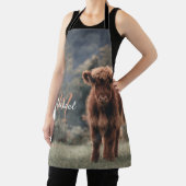 Herbstgras-Monogramm für Höllenkälber Schürze (InSitu)