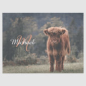 Herbstgras-Monogramm für Höllenkälber Seidenpapier (Vorderseite)