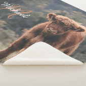 Herbstgras-Monogramm für Höllenkälber Sherpadecke (3/4)