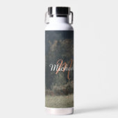 Herbstgras-Monogramm für Höllenkälber Trinkflasche (Vorne)