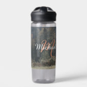 Herbstgras-Monogramm für Höllenkälber Trinkflasche (Vorderseite)