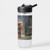 Herbstgras-Monogramm für Höllenkälber Trinkflasche (Links)